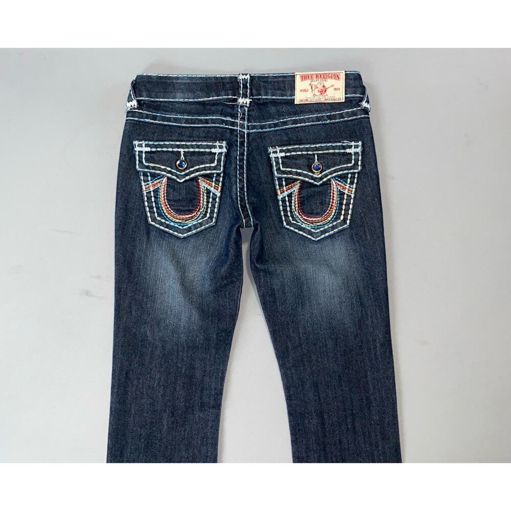 True Religion Joey Super T Vintage USA Made Jeans. Rainbow Stitched, Women's 29 - Picture 11 of 13